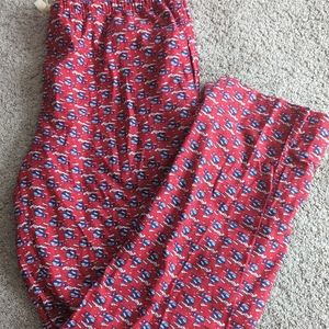 Men's Vineyard Vines Red Winter Ski Lounge Pants Sz. XL